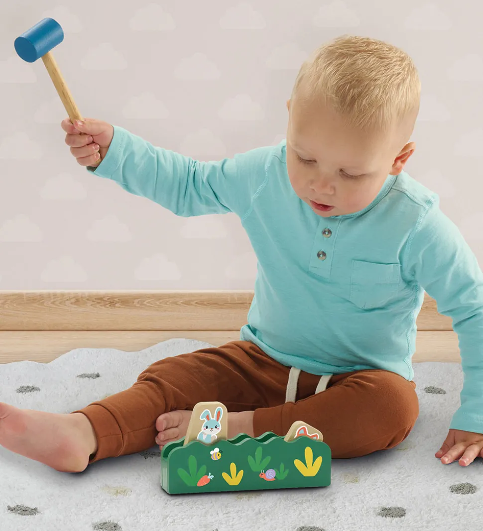 SES Creative Aktivitetslegetøj - Træ - Hammerbræt - Tittebøh