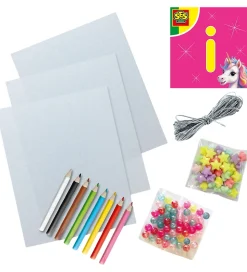 SES Creative Kreasæt - Krympeplast - Enhjørning Armbånd