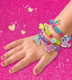 SES Creative Kreasæt - Krympeplast - Enhjørning Armbånd