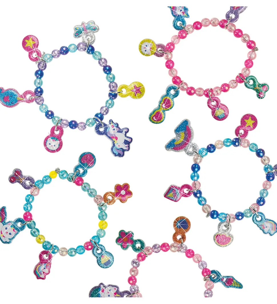 SES Creative Kreasæt - Lav Dine Egne Armbånd - Puffy Stickers