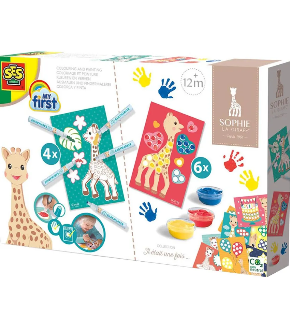 SES Creative Sofie La Girafe - Farve & Male