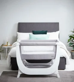 SHNUGGLE Babyseng - Air - Bedside Crib - 95x56 cm - Dove Grey