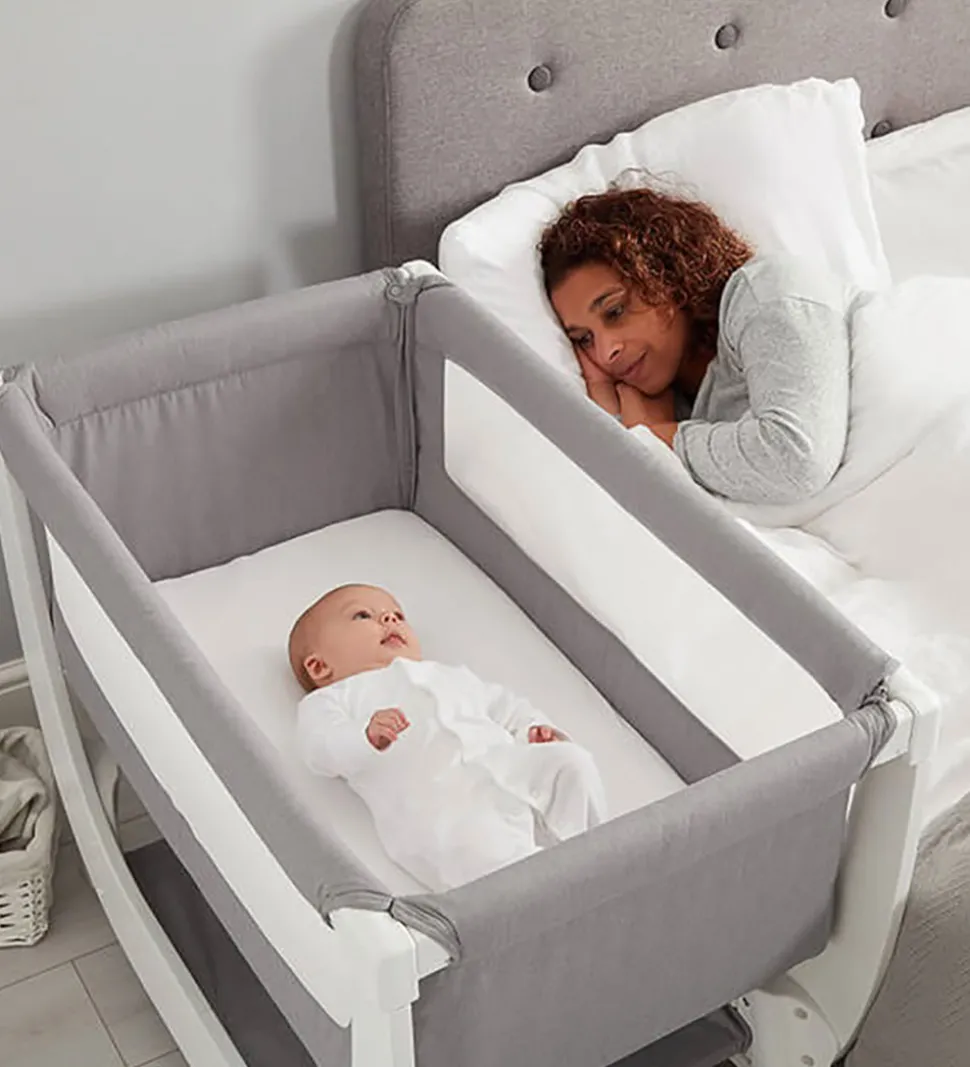 SHNUGGLE Babyseng - Air - Bedside Crib - 95x56 cm - Dove Grey