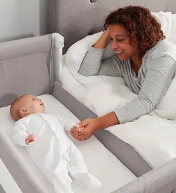 SHNUGGLE Babyseng - Air - Bedside Crib - 95x56 cm - Stone Grey