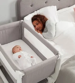 SHNUGGLE Babyseng - Air - Bedside Crib - 95x56 cm - Stone Grey