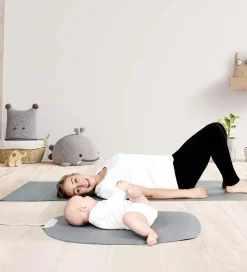 SHNUGGLE Puslemåtte - Yoga - Grå