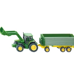 Siku Traktor m. Anhænger - 1:87 - John Deere With Front Loader A