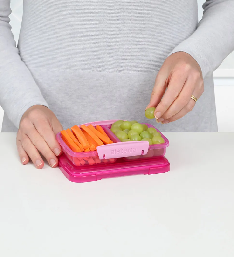 Sistema Madkasse - Small Split - 350 ml - Pink