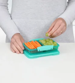 Sistema Madkasse - Small Split - 350 ml - Grøn/Blå