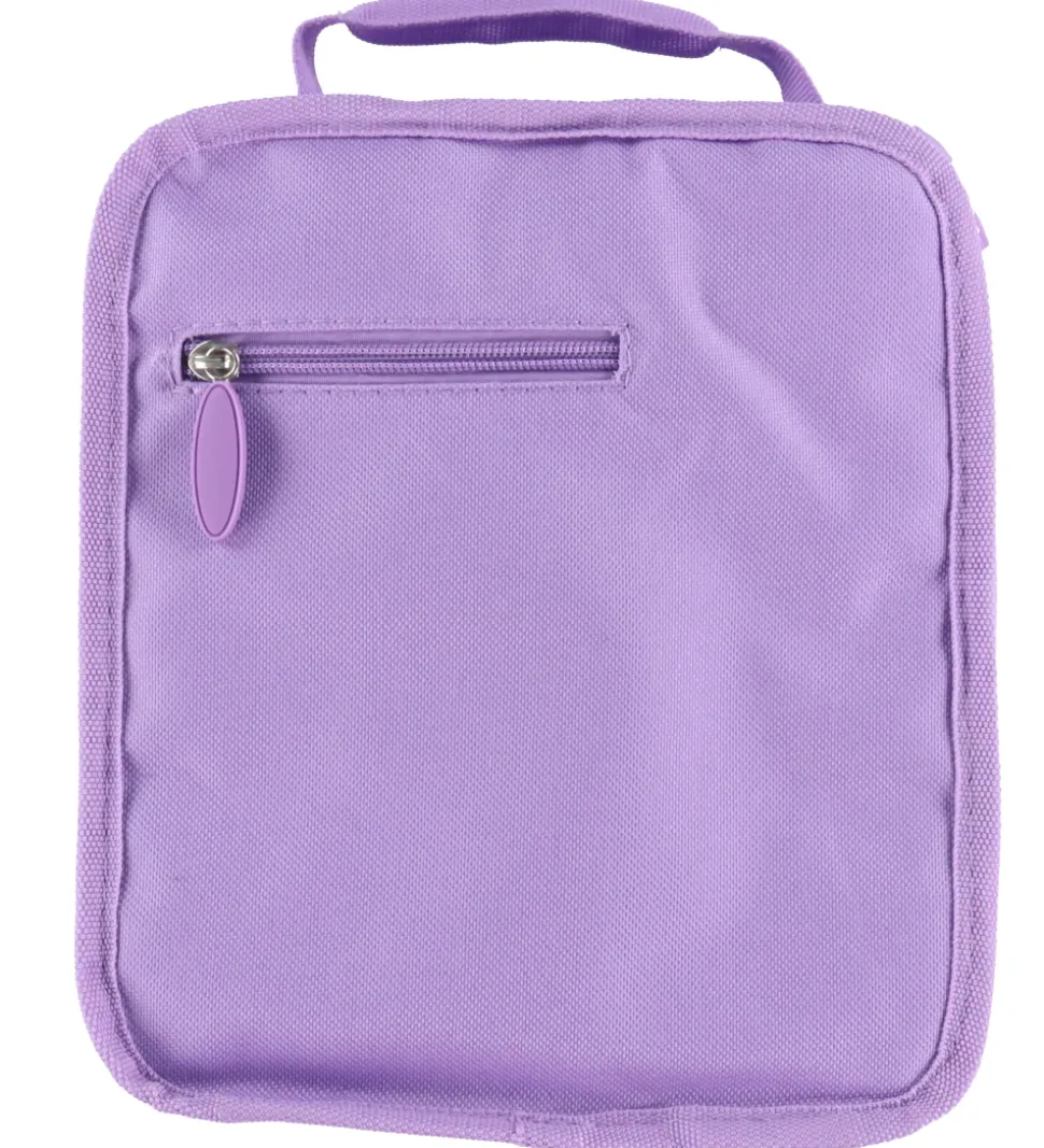 Sistema Madkasse m. Drikkedunk + Køletaske - Pink/Lilla