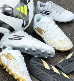 Skechers Fodboldstøvler - Razor 1.5 JR Youth FG - Hvid/Sølv