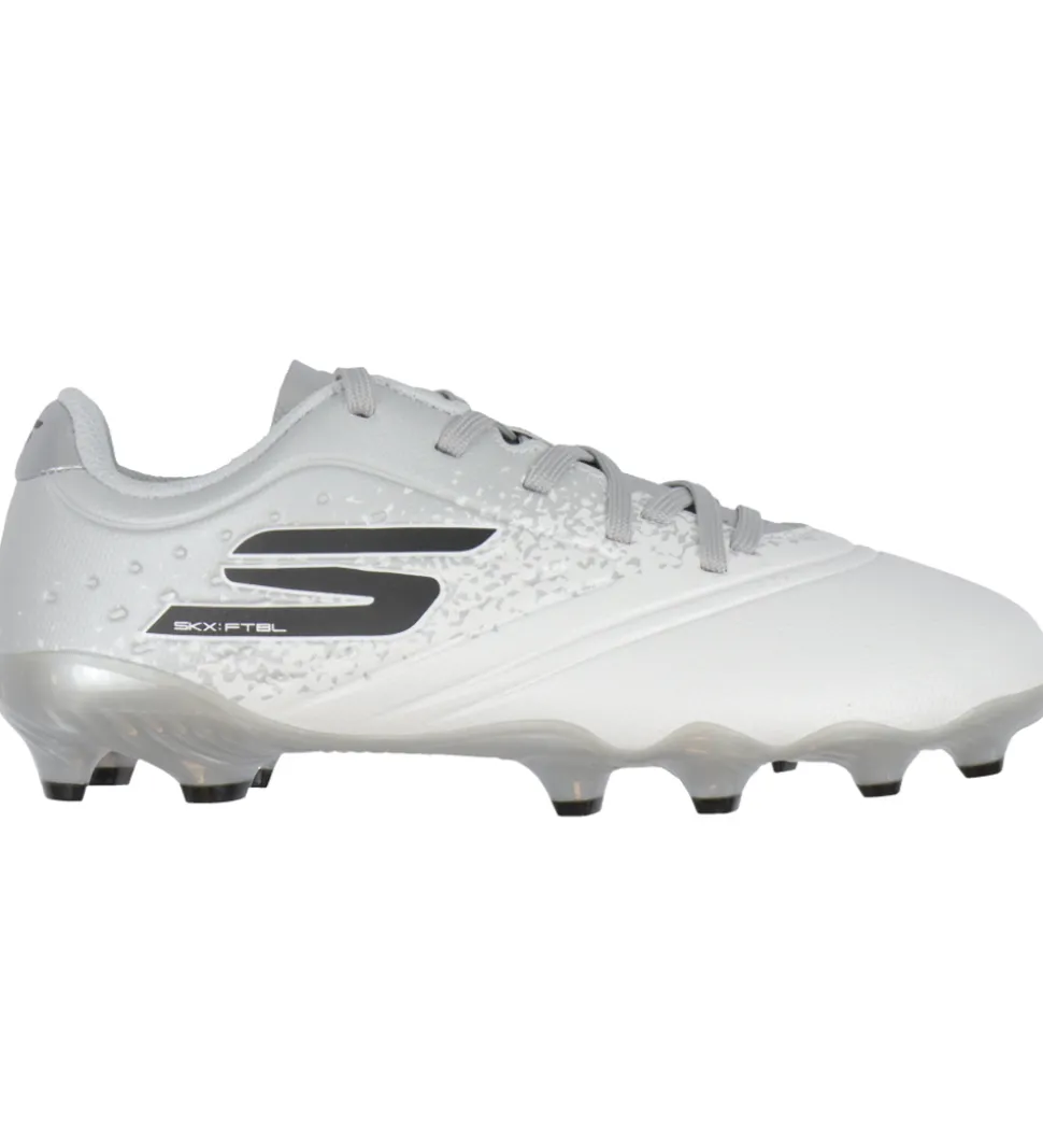 Skechers Fodboldstøvler - Razor 1.5 JR TD FG - Hvid/Sølv