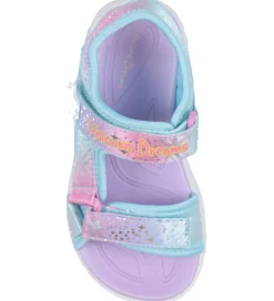 Skechers Sandaler m. Lys - Unicorn Dreams - Purple Multicolor