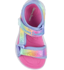 Skechers Sandaler m. Lys - S Lights Unicorn Dreams - Blue/Multi