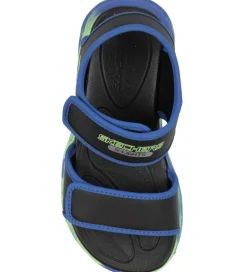 Skechers Sandaler m. Lys - Lights Sola - Sort/Blå