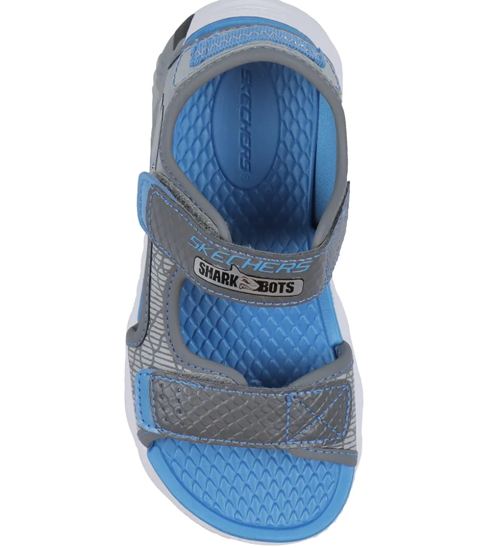 Skechers Sandaler m. Lys - Creature-Splash - Charcoal Blue