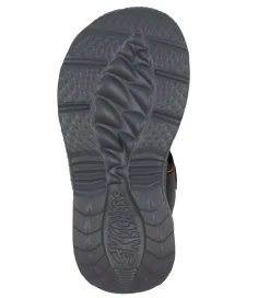 Skechers Sandaler m. Lys - Creature Splash - Black/Orange