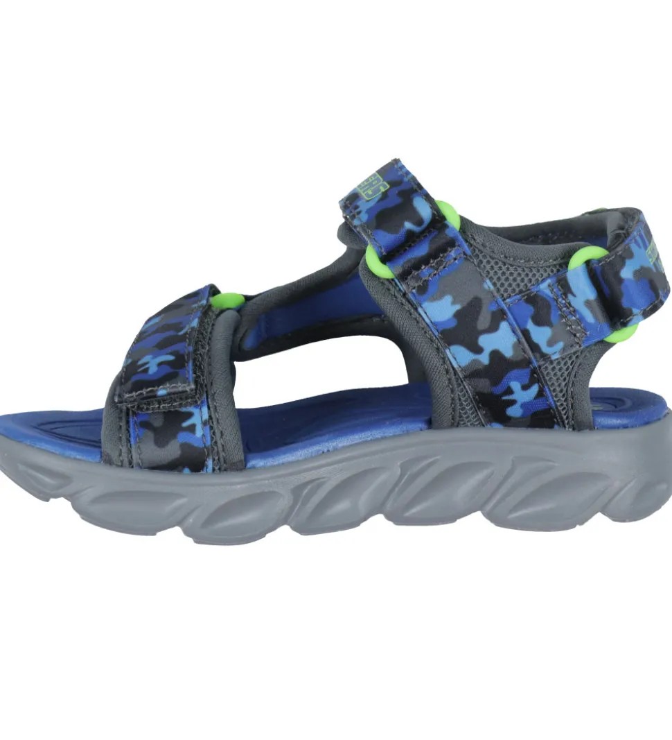 Skechers Sandaler m. Lys - Hypno-Splash - Blue Lime