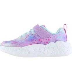Skechers Sko m. Lys - Heart Lights - Purple