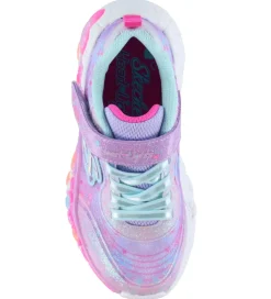 Skechers Sko m. Lys - Heart Lights - Purple