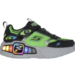 Skechers Sko m. Lys - Light Storm 3 - Lime/Black