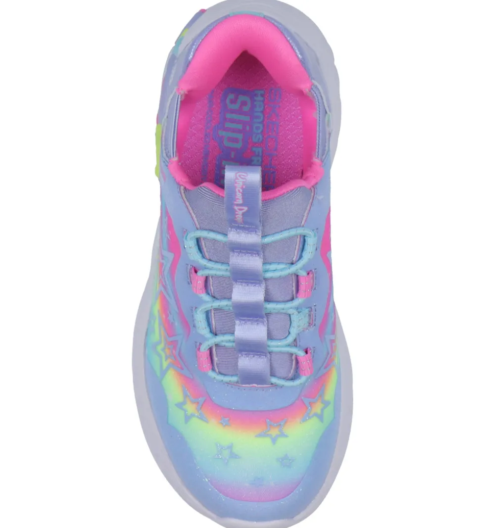 Skechers Sko m. Lys - Unicorn Dreams - Starry Lite - Lavender