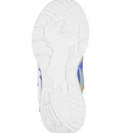 Skechers Sko m. Lys - Unicorn Chaser - Blue/Multi