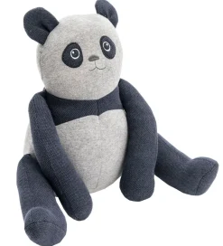 Smallstuff Barnevognspude - 40 cm - Panda - Denim