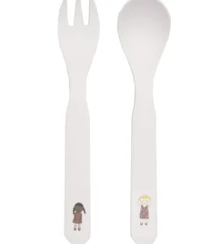 Smallstuff Børnebestik - 2 Dele - Dolls