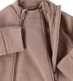 Smallstuff Køredragt m. Lynlåse - Uld - Soft Powder