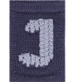 Smallstuff Strikket Bogstav - J - Blå Alfabet