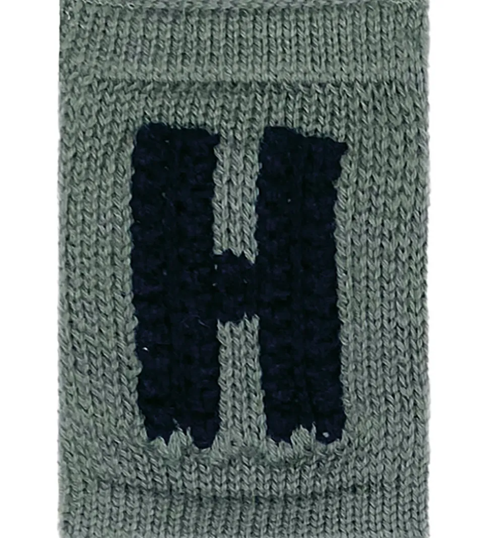 Smallstuff Strikket Bogstav - H - Blå Alfabet