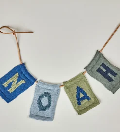 Smallstuff Strikket Bogstav - H - Blå Alfabet