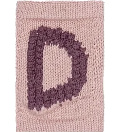 Smallstuff Strikket Bogstav - D - Rosa Alfabet