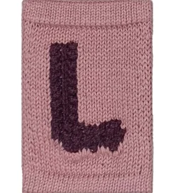 Smallstuff Strikket Bogstav - L - Rosa Alfabet