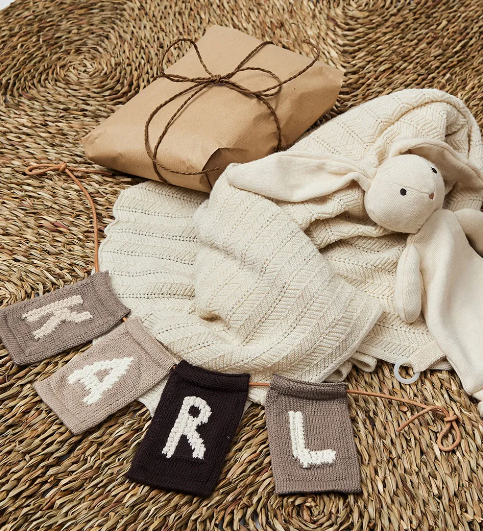 Smallstuff Strikket Bogstav - A - Natur Alfabet