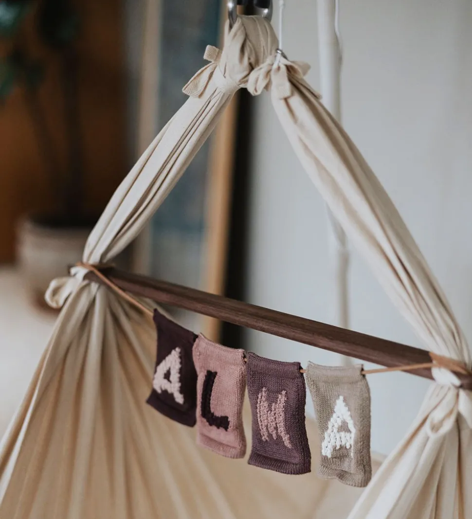 Smallstuff Strikket Bogstav - A - Natur Alfabet