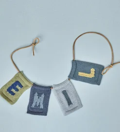 Smallstuff Strikket Bogstav - M - Blå Alfabet