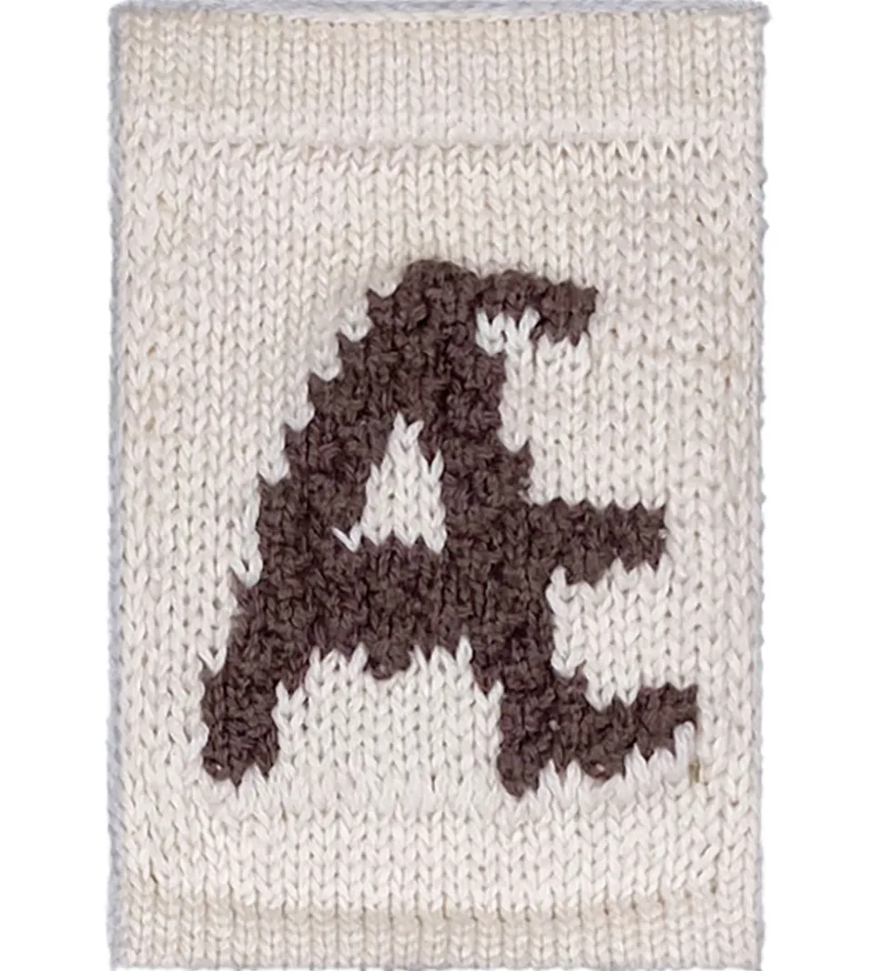 Smallstuff Strikket Bogstav - Æ - Natur Alfabet