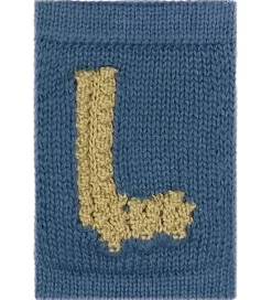 Smallstuff Strikket Bogstav - L - Blå Alfabet
