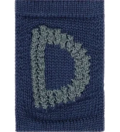 Smallstuff Strikket Bogstav - D - Blå Alfabet