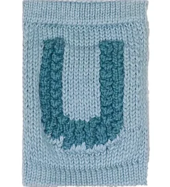 Smallstuff Strikket Bogstav - U - Blå Alfabet