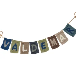 Smallstuff Strikket Bogstav - R - Blå Alfabet