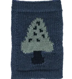Smallstuff Strikket Flag - Svamp - Blå Motiv