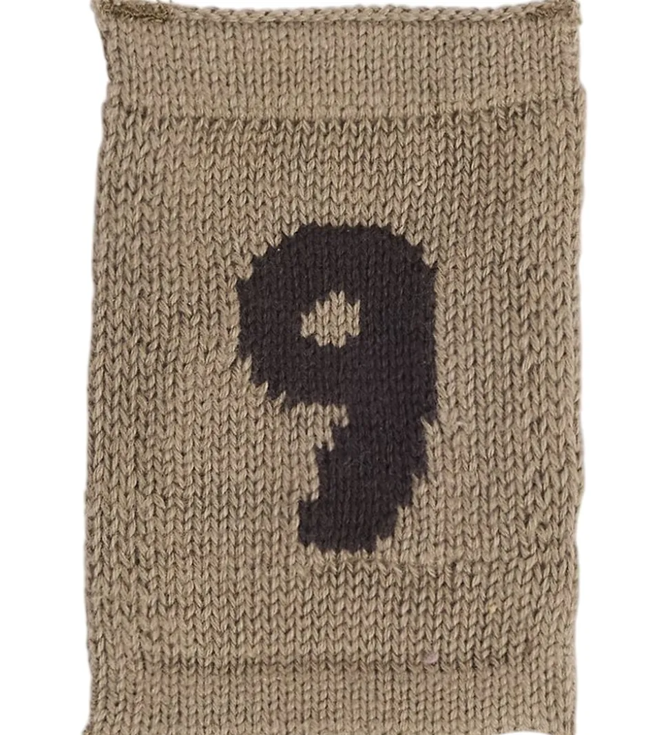 Smallstuff Strikket Flag - 9 - Natur Tal