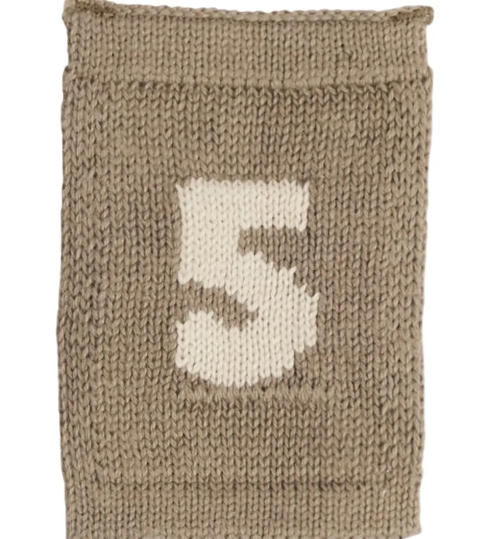 Smallstuff Strikket Flag - 5 - Natur Tal