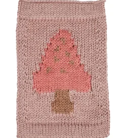 Smallstuff Strikket Flag - Svamp - Rosa Motiv