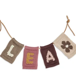 Smallstuff Strikket Flag - Blomst - Natur Motiv