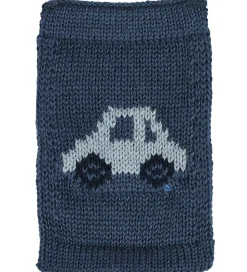 Smallstuff Strikket Flag - Bil - Blå Motiv