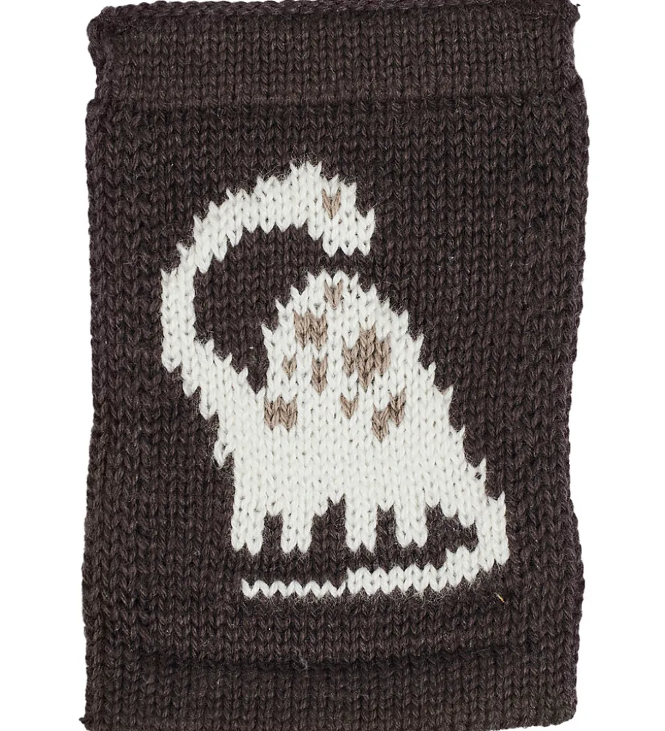 Smallstuff Strikket Flag - Dinosaur - Natur Motiv